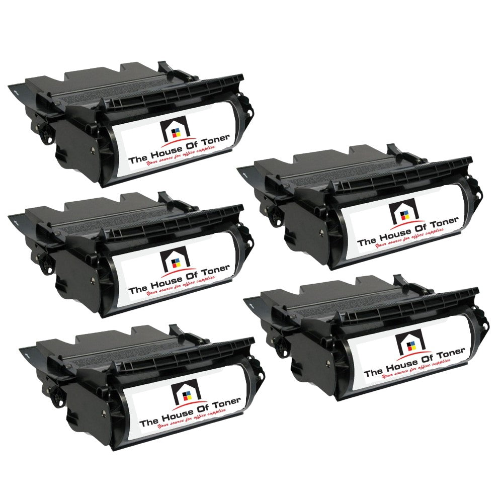 Compatible Toner Cartridge Replacement for LEXMARK 12A7365 (Extra High Yield) Black (32K YLD) 5-Pack