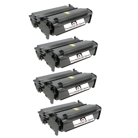 Compatible Toner Cartridge Replacement for Lexmark 12A8325 (High Yield) Black (12K YLD) 4-Pack