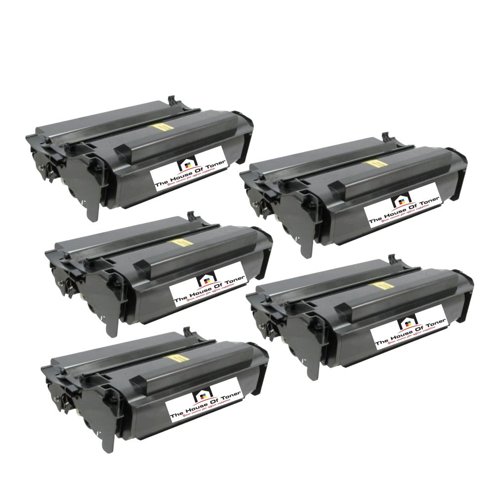 Compatible Toner Cartridge Replacement for Lexmark 12A8325 (High Yield) Black (12K YLD) 5-Pack