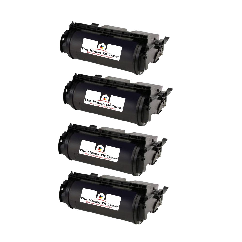 Compatible Toner Cartridge Replacement For LEXMARK 12A6730 (Black) 7.5K YLD (4-Pack)