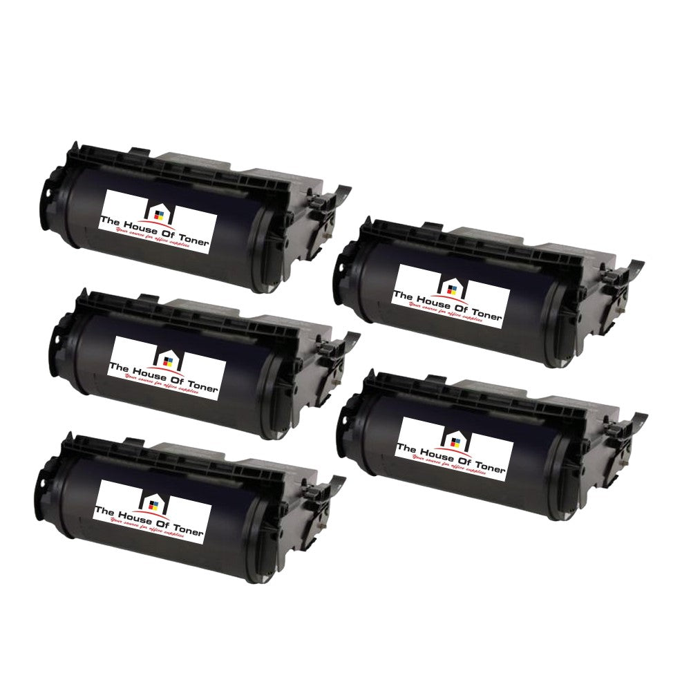 Compatible Toner Cartridge Replacement For LEXMARK 12A6730 (Black) 7.5K YLD (5-Pack)