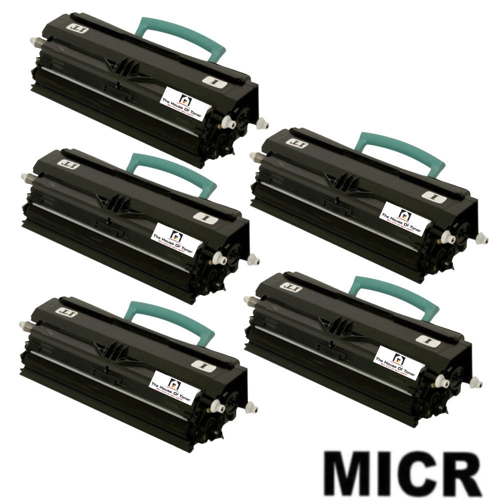 Compatible Toner Cartridge Replacement for Lexmark 12A8305 (12A8405) Black (6K YLD) W/Micr (5-Pack)