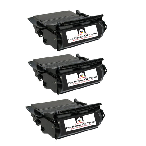 Compatible Toner Cartridge Replacement for LEXMARK 1382625 (Black) 17.6K YLD (3-Pack)