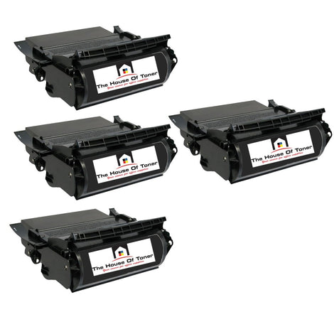 Compatible Toner Cartridge Replacement for LEXMARK 1382625 (Black) 17.6K YLD (4-Pack)