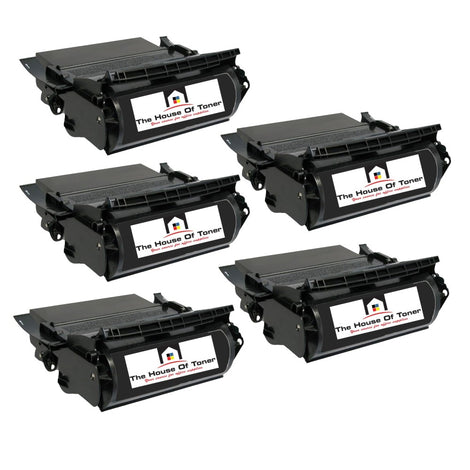 Compatible Toner Cartridge Replacement for LEXMARK 1382625 (Black) 17.6K YLD (5-Pack)