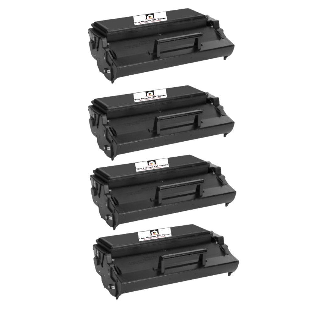 Compatible Toner Cartridge Replacement for LEXMARK 13T0101 (Black) 6K YLD (4-Pack)