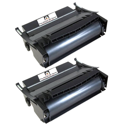Compatible Toner Cartridge Replacement for Lexmark 17G0154 (Black) 15K YLD (2-Pack)