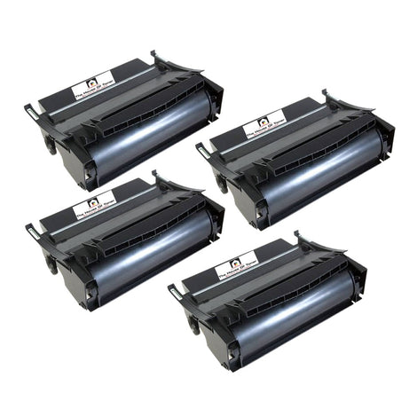 Compatible Toner Cartridge Replacement for Lexmark 17G0154 (Black) 15K YLD (4-Pack)