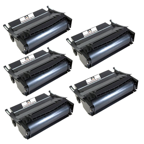 Compatible Toner Cartridge Replacement for Lexmark 17G0154 (Black) 15K YLD (5-Pack)