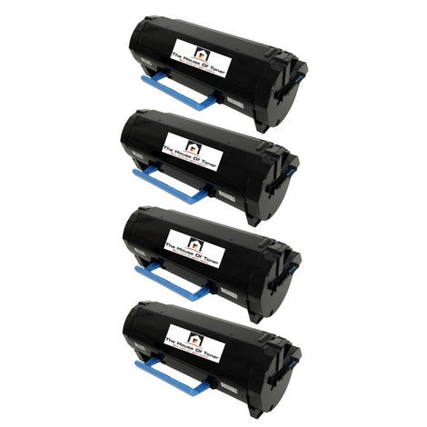 Compatible Toner Cartridge Replacement for Lexmark 24B6035 (Black) 16K YLD (4-Pack)