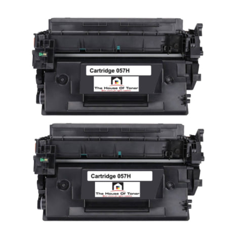 Compatible Toner Cartridge Replacement for Canon 3010C001 (057H) High Yield Black (10K YLD) W/No Chip (2-Pack)