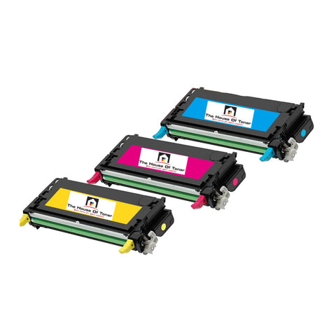 Compatible Toner Cartridge Replacement For DELL 310-8094, 310-8096, 310-8098 (PF029, RF013, NF556 ) High Yield Cyan, Yellow, Magenta (8K YLD) 3-Pack