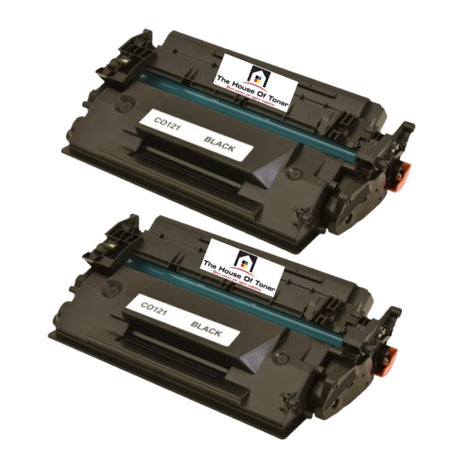 Compatible Toner Cartridge Replacement for Canon 3252C001 (121) Black (5K YLD) 2-Pack