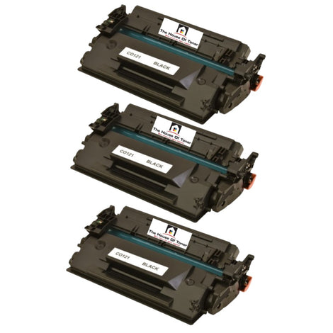Compatible Toner Cartridge Replacement for Canon 3252C001 (121) Black (5K YLD) 3-Pack
