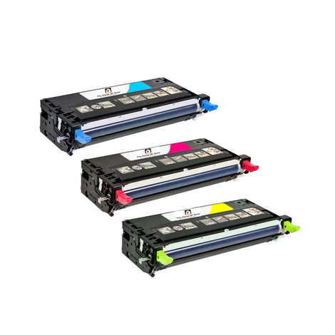 Compatible Toner Cartridge Replacement For Dell 330-1199, 330-1200, 330-1204 (High Yield Cyan, Magenta, Yellow) 9K YLD (3-Pack)