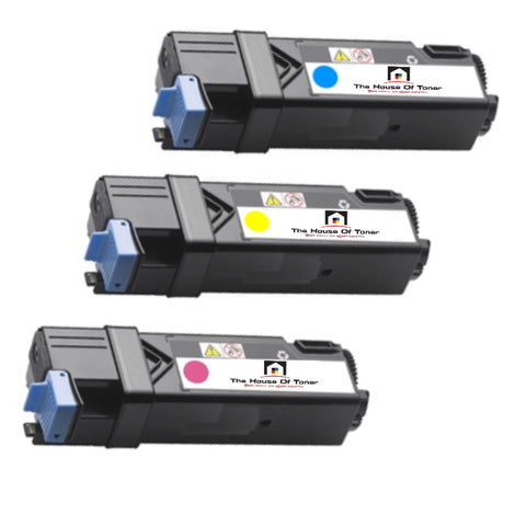 Compatible Toner Cartridge Replacement For Dell 330-1390, 330-1391, 330-1392 (High Yield Cyan, Yellow, Magenta) 2.5K YLD (3-Pack)