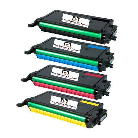Compatible Toner Cartridge Replacement For DELL 330-3789, 330-3790, 330-3791, 330-3792 (3303789, 3303792, 3303791, 3303792) Black, Cyan, Yellow, Magenta (5K YLD) 4-Pack