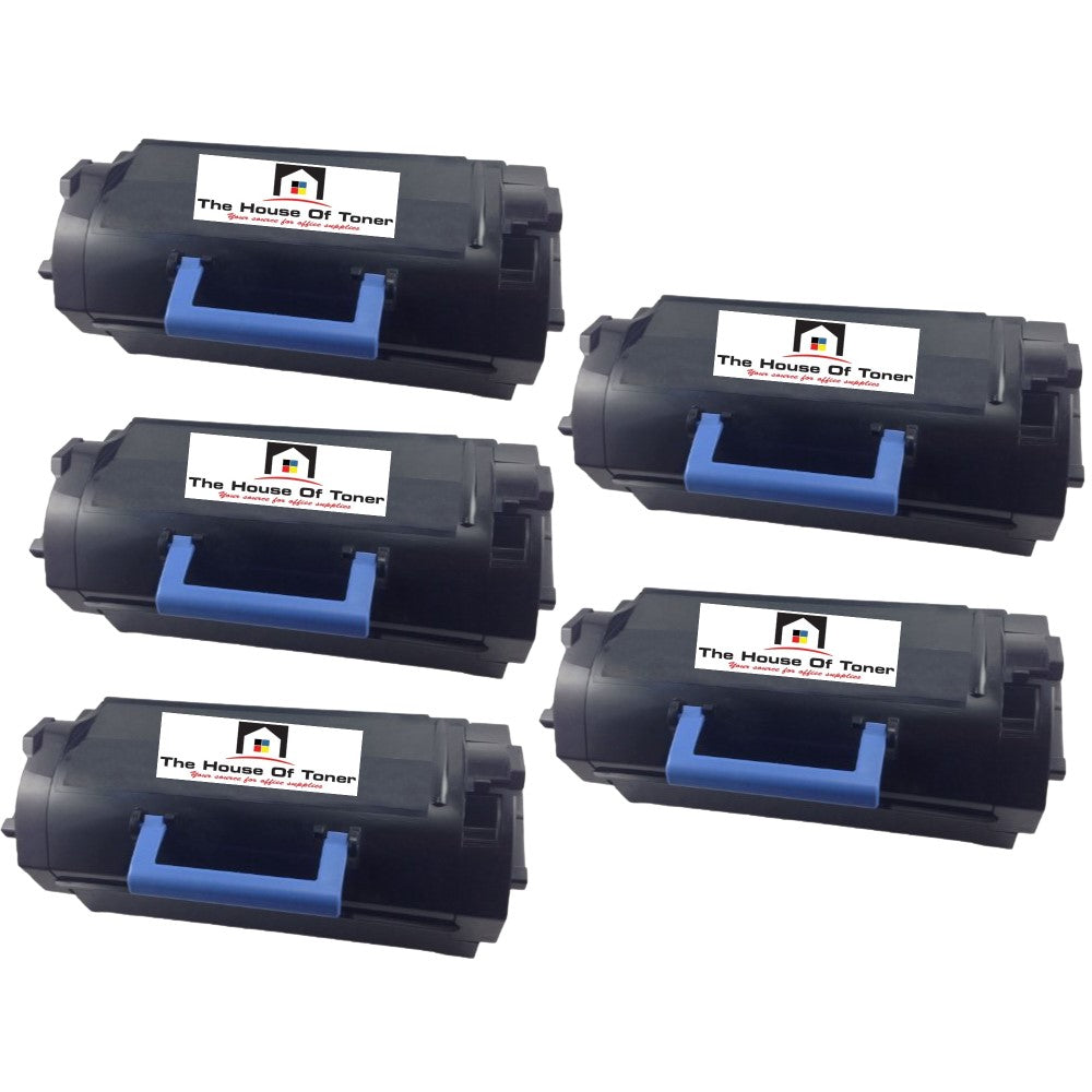 Compatible Toner Cartridge Replacement For Dell 331-9757 (G7TY4) Black (45K YLD) 5-Pack