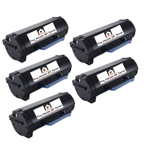 Compatible Toner Cartridge Replacement For DELL 331-9807 (9GG2G) Black (20K YLD) 5-Pack