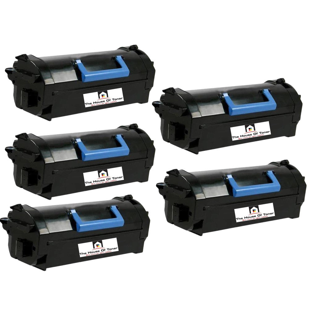 Compatible Toner Cartridge Replacement For DELL 332-0131 (98VWN) Black (45K YLD) 5-Pack