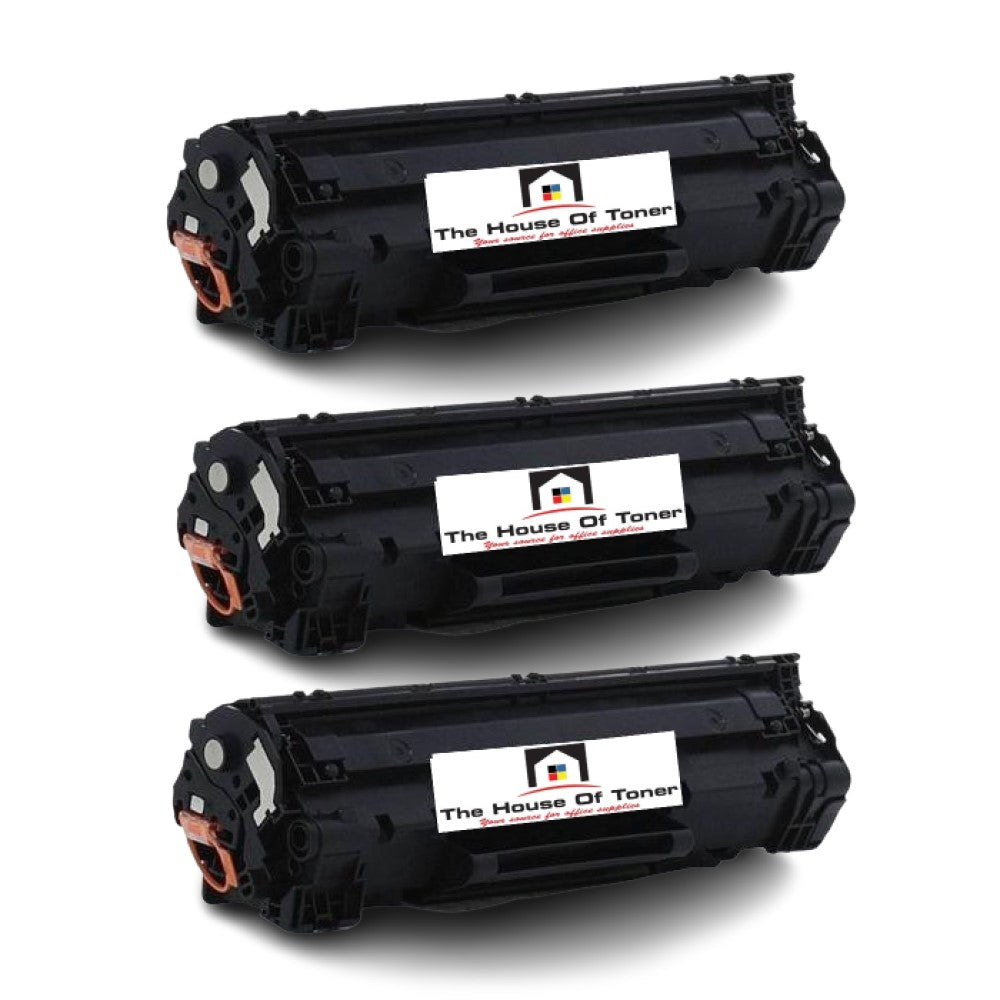 Compatible Toner Cartridge Replacement for Canon 3483B001AA (TYPE 126) Black (2.1K YLD) 3-Pack