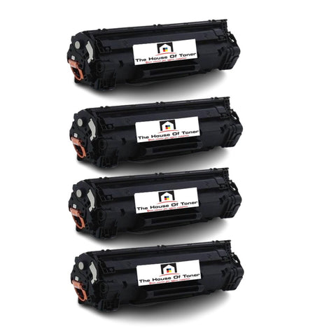 Compatible Toner Cartridge Replacement For Canon 3483B001AA (TYPE 126) Black (2.1K YLD) 4-Pack