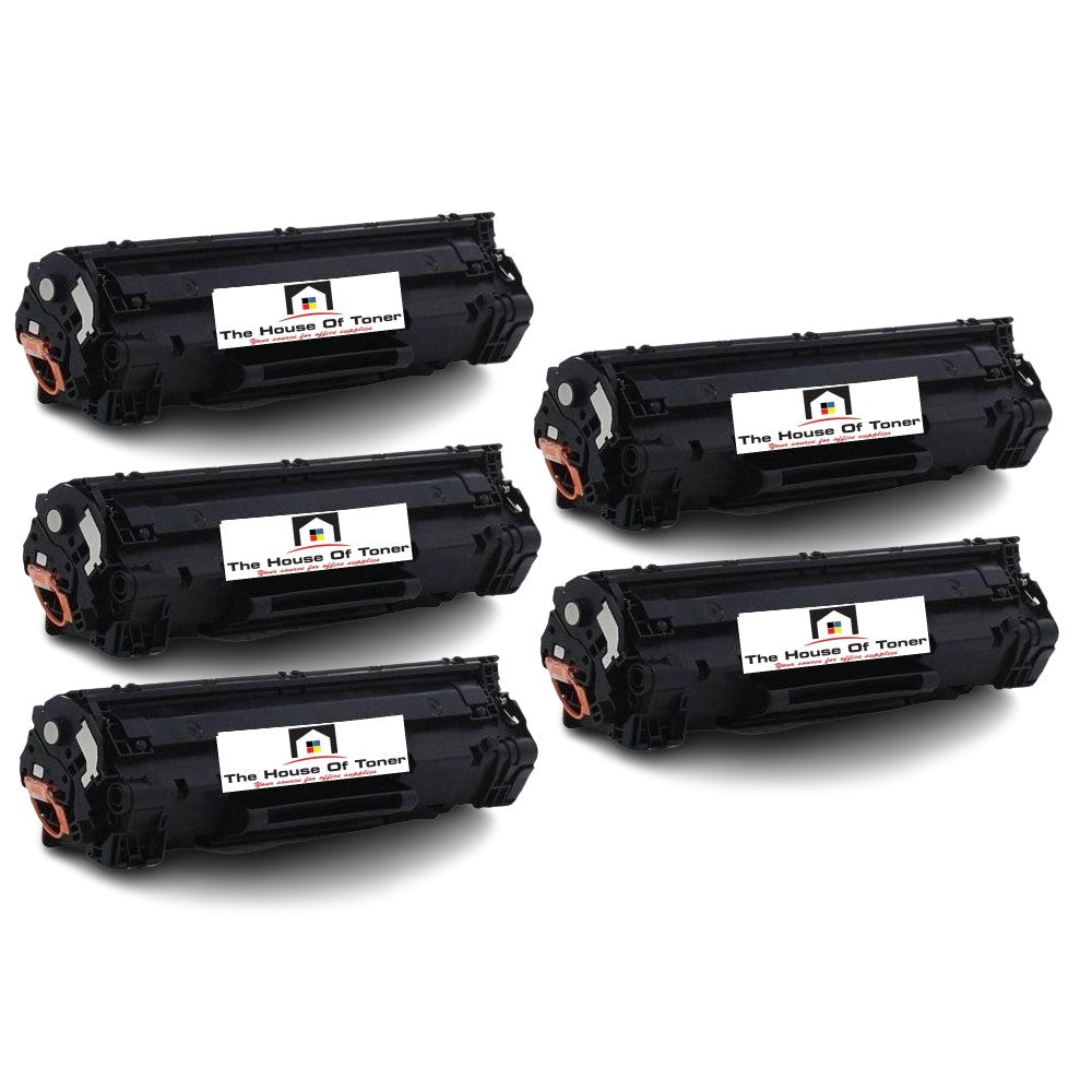 Compatible Toner Cartridge Replacement For Canon 3483B001AA (TYPE 126) Black (2.1K YLD) 5-Pack