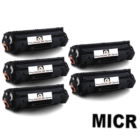 Compatible Toner Cartridge Replacement for Canon 3483B001AA (TYPE 126) Black (2.1K YLD) 5-Pack (W/Micr)