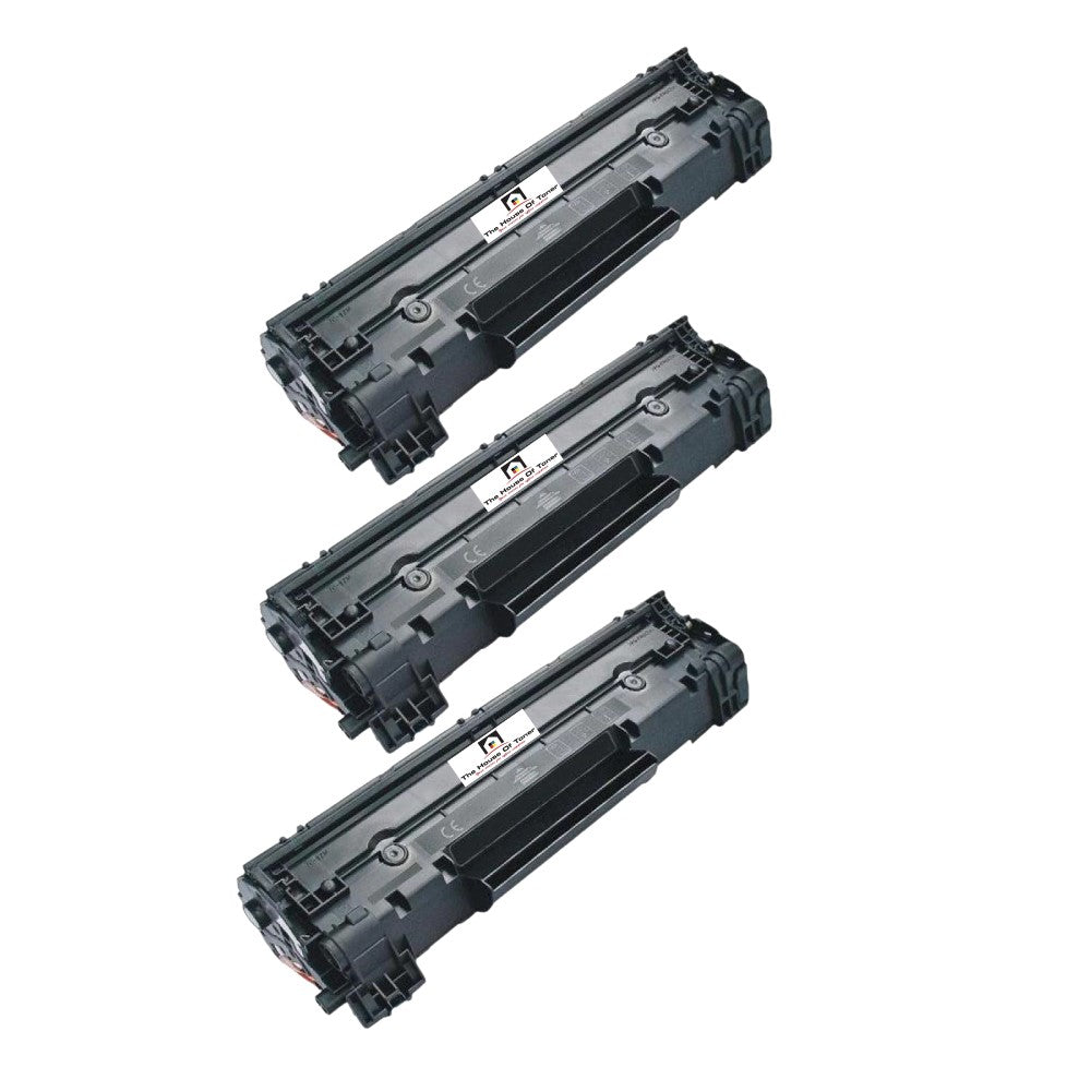 Compatible Toner Cartridge Replacement for CANON 3484B001AA (Type 125) Black (1.6K YLD) 3-Pack