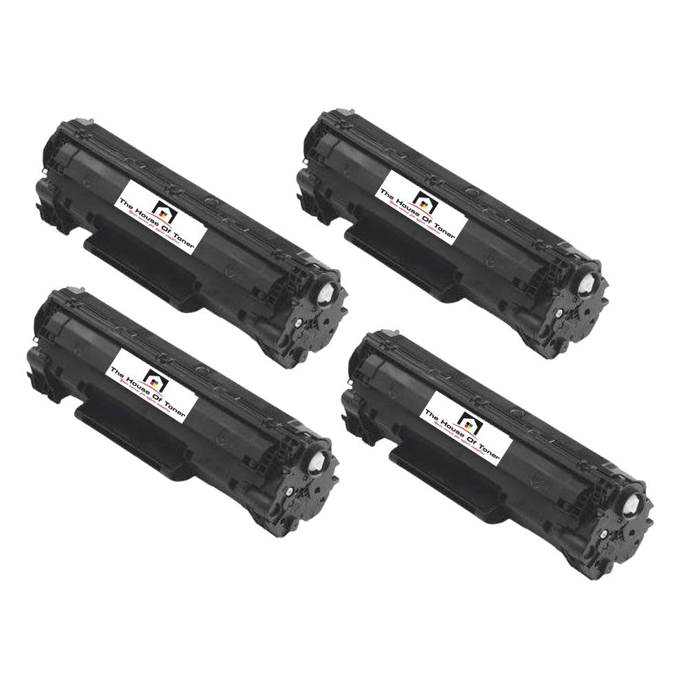 Compatible Toner Cartridge Replacement for CANON 3500B001AA (TYPE-128) Black (2.1K YLD) 4-Pack