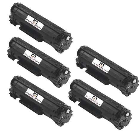 Compatible Toner Cartridge Replacement for CANON 3500B001AA (TYPE-128) Black (2.1K YLD) 5-Pack