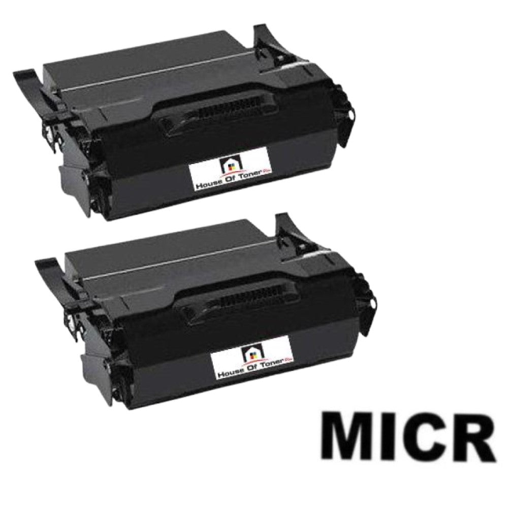 Compatible Toner Cartridge Replacement for IBM 39V2513 (Black) 25K YLD (W/MICR) 2-Pack