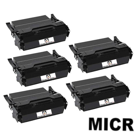 Compatible Toner Cartridge Replacement for IBM 39V2513 (Black) 25K YLD (W/MICR) 5-Pack