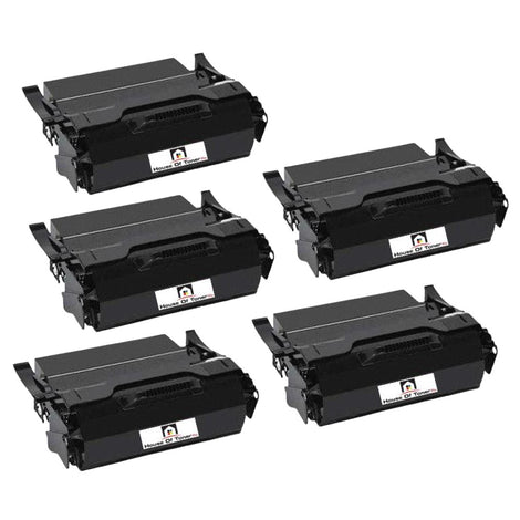 Compatible Toner Cartridge Replacement for IBM 39V2968 (High Yield Black) 25K YLD (5-Pack)