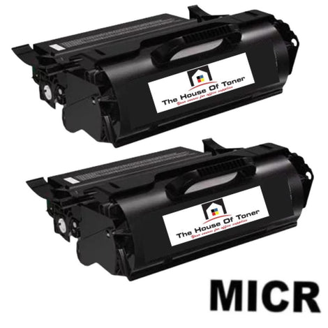 Compatible Toner Cartridge Replacement for IBM 39V2969 (Black) 25K YLD (W/MICR) 2-Pack
