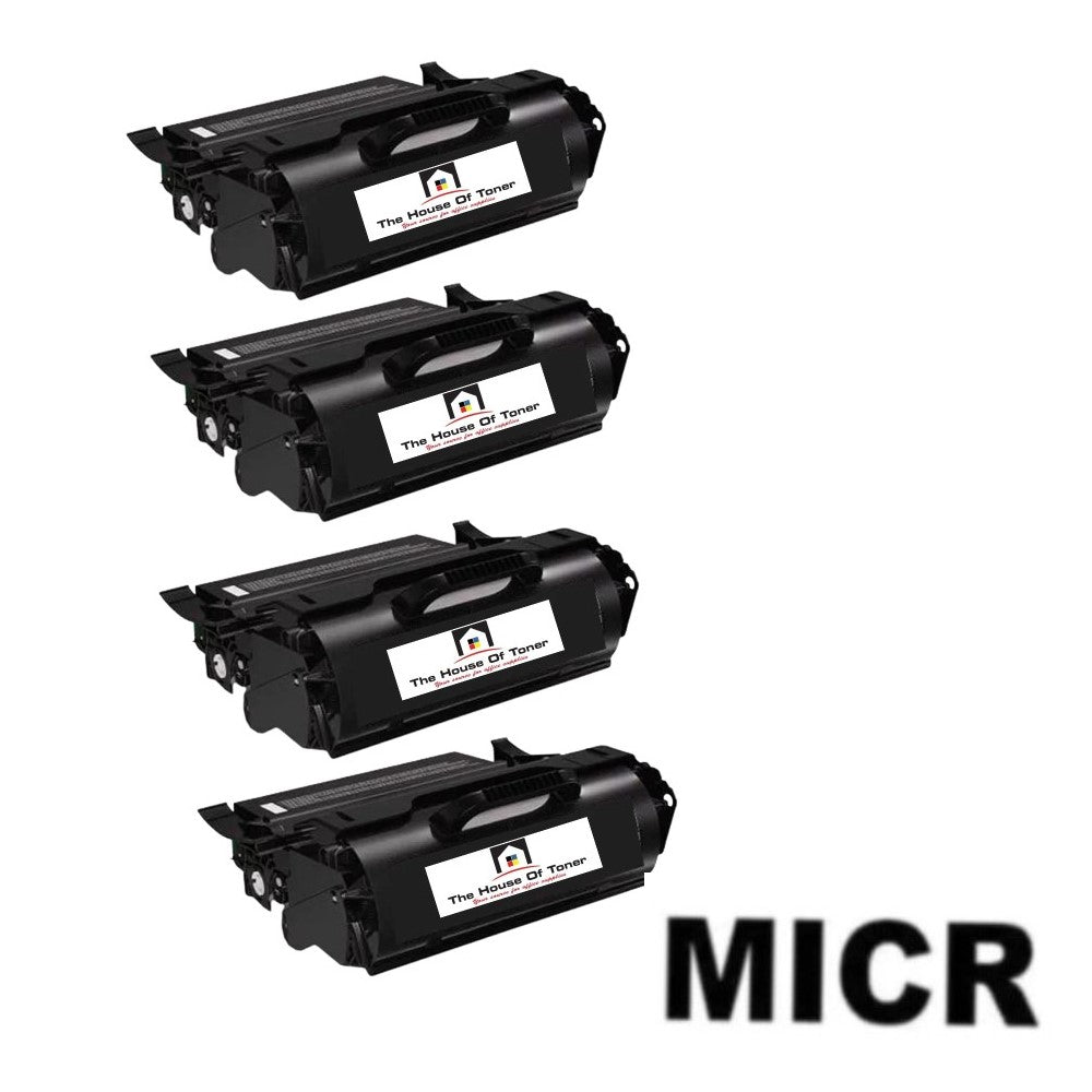 Compatible Toner Cartridge Replacement for IBM 39V2969 (Black) 25K YLD (W/MICR) 4-Pack