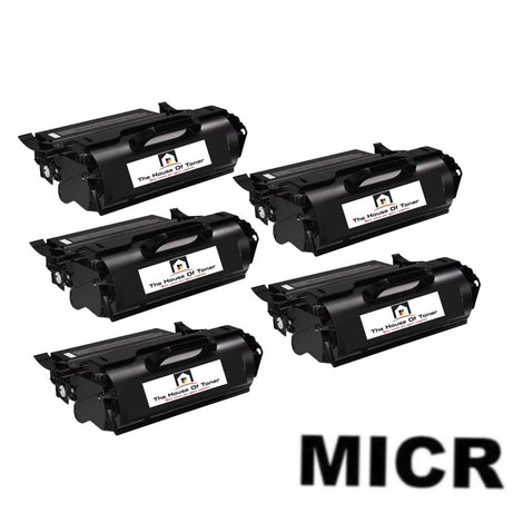 Compatible Toner Cartridge Replacement for IBM 39V2969 (Black) 25K YLD (W/MICR) 5-Pack