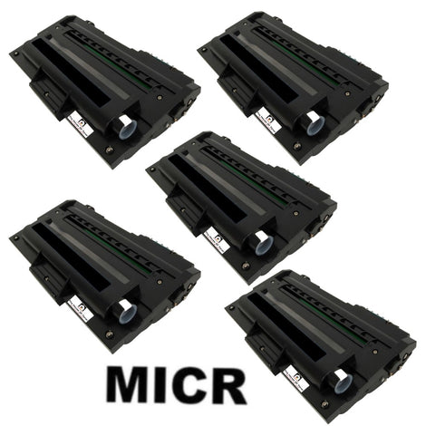 Compatible Toner Cartridge Replacement for Ricoh 402455 (Black) 5K YLD (W/Micr) 5-Pack