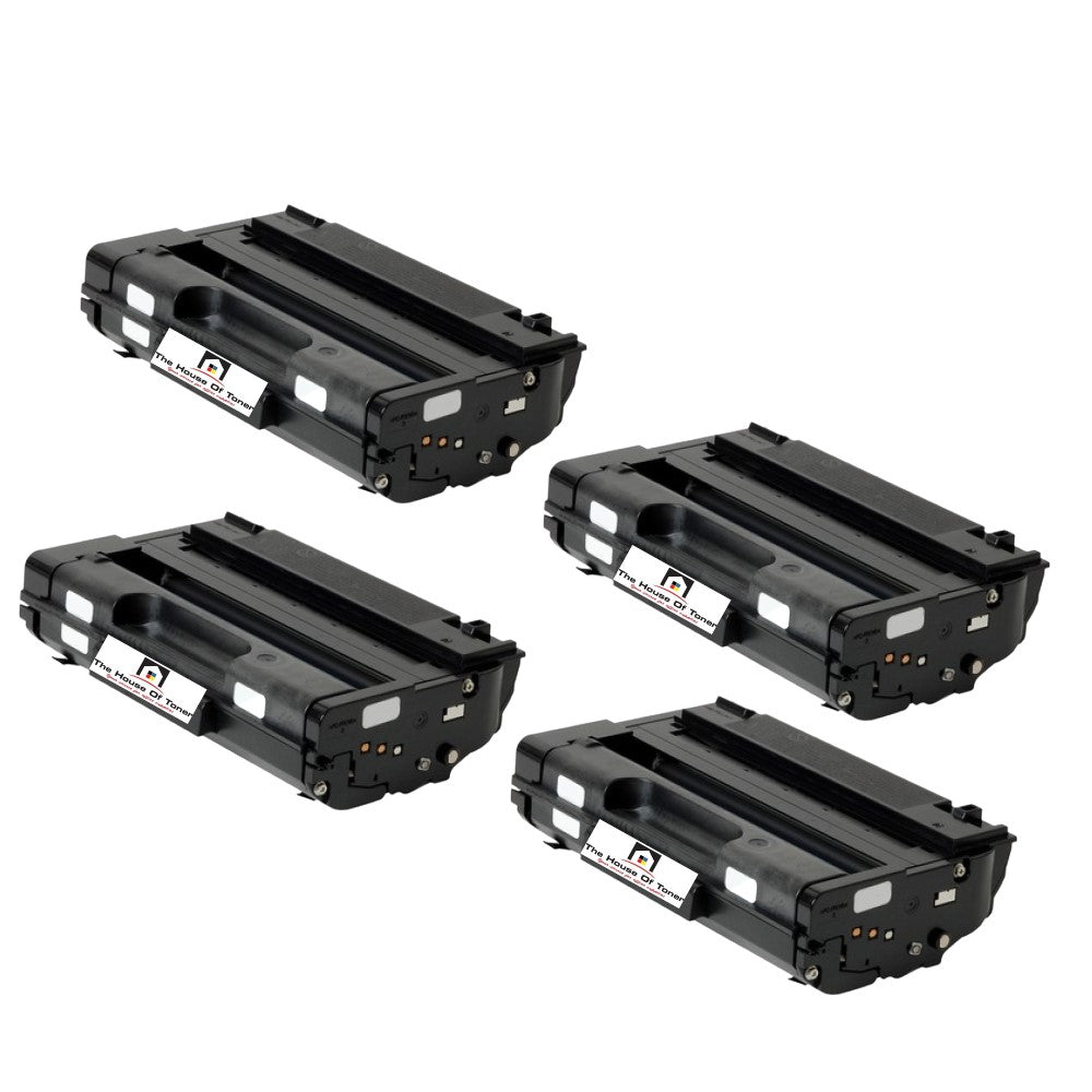 Compatible Toner Cartridge Replacement for Ricoh 406465 (SP-3400HA) Black (5K YLD) 4-Pack