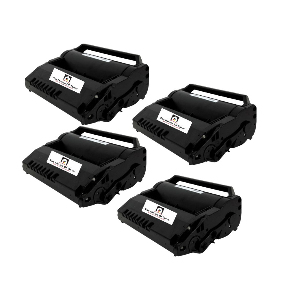 Compatible Toner Cartridge Replacement for RICOH 406683 (SP5200HA) Black (25K YLD) 4-Pack