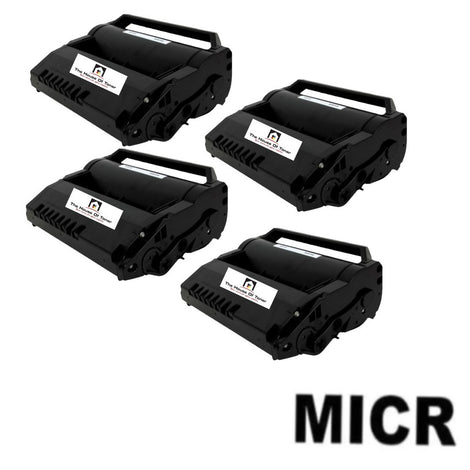 Compatible Toner Cartridge Replacement for RICOH 406683 (SP5200HA) Black (25K YLD) W/Micr (4-Pack)