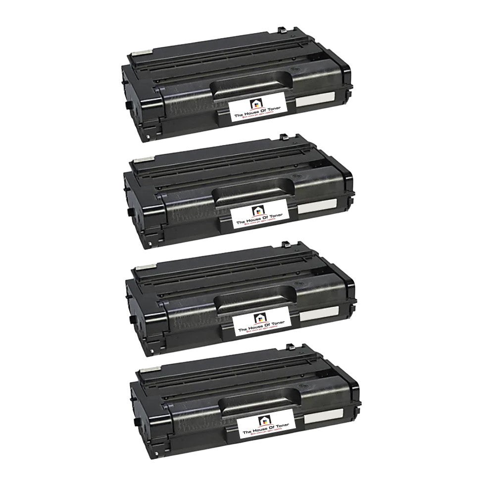 Compatible Toner Cartridge Replacement for RICOH 406989 (Black) 6.4K YLD (4-Pack)