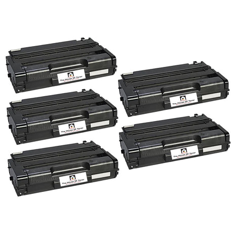 Compatible Toner Cartridge Replacement for RICOH 406989 (Black) 6.4K YLD (5-Pack)