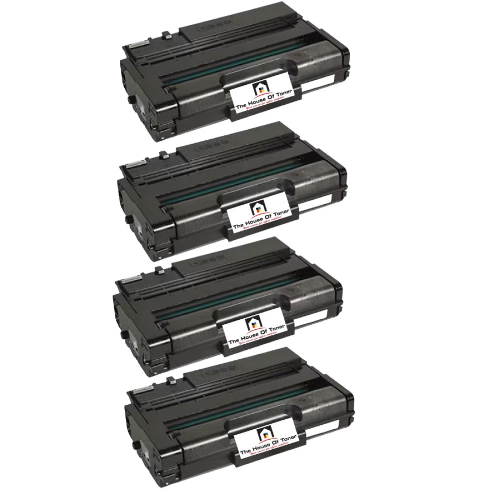 Compatible Toner Cartridge Replacement For RICOH 407245 (High Yield Black) 3.5K YLD (4-Pack)