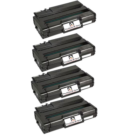 Compatible Toner Cartridge Replacement For RICOH 407245 (High Yield Black) 3.5K YLD (4-Pack)