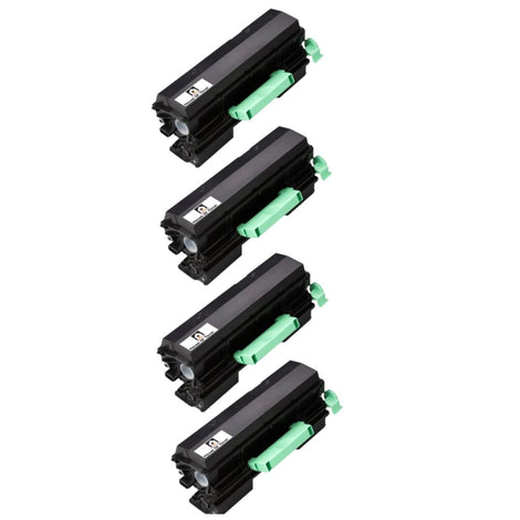 Compatible Toner Cartridge Replacement for Lanier 407316 (SP-4500HA) Extra High Yield Black (12K YLD) 4-Pack
