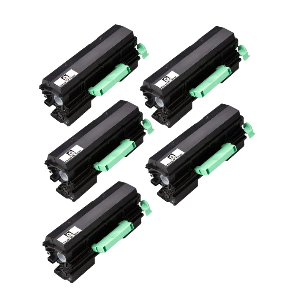 Compatible Toner Cartridge Replacement for Lanier 407316 (SP-4500HA) Extra High Yield Black (12K YLD) 5-Pack