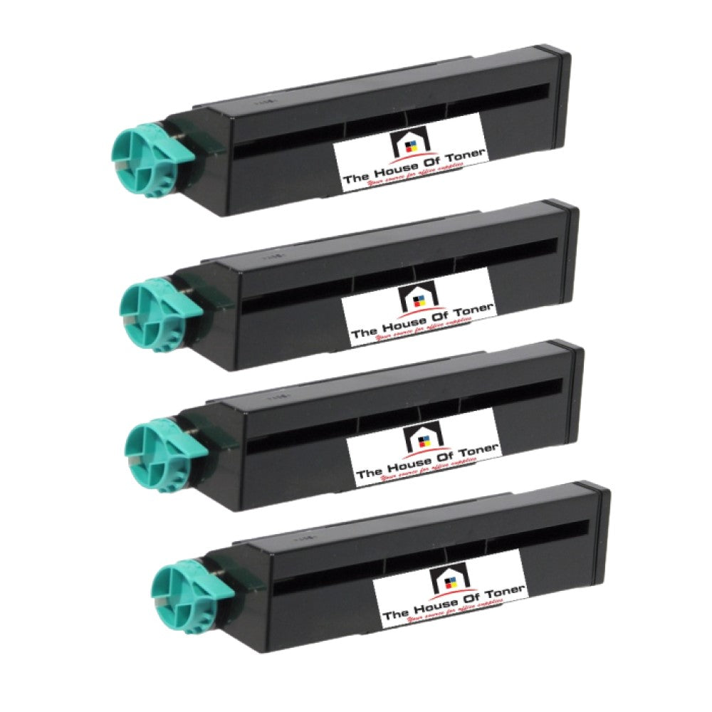 Compatible Toner Cartridge Replacement for OKIDATA 42102901 (TYPE C9) Black (7K YLD) 4-Pack