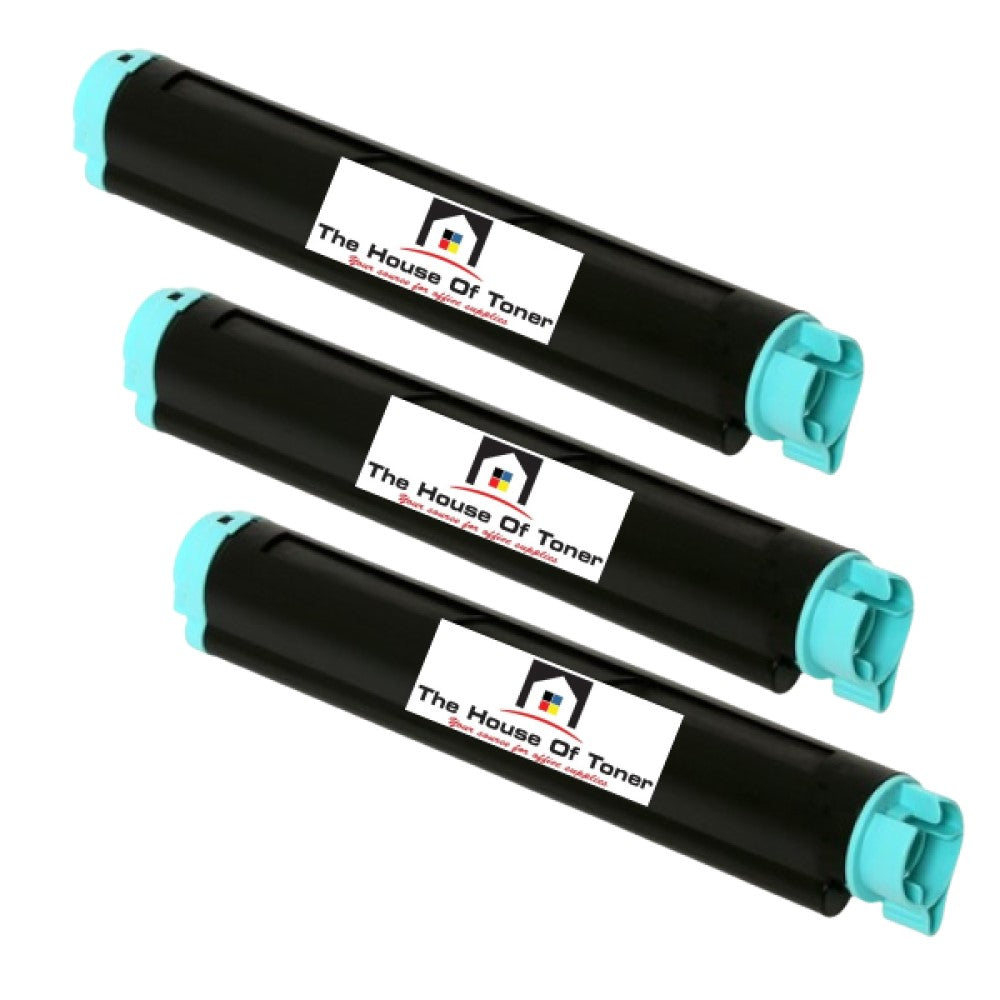 Compatible Toner Cartridge Replacement for OKIDATA 42103001 (Type-9) Black (2.5K YLD) 3-Pack