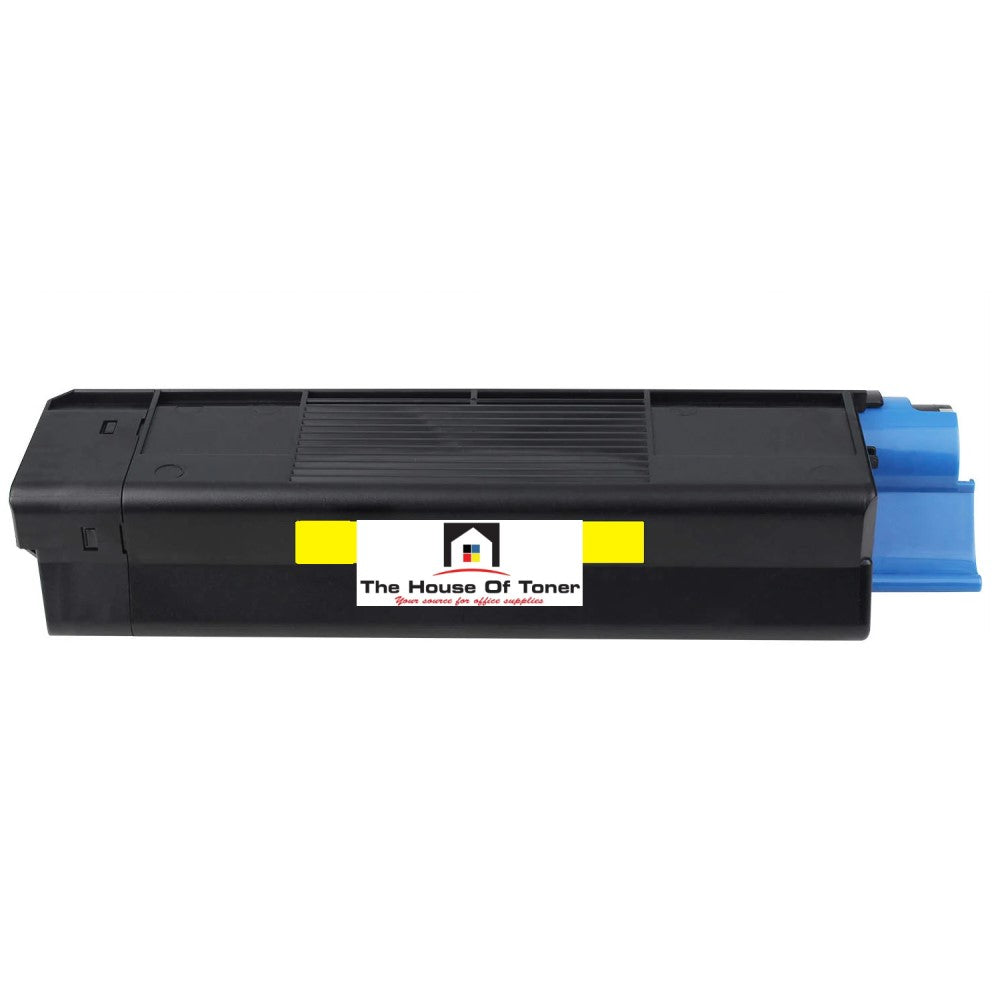 Compatible Toner Cartridge Replacement for OKIDATA 43034801 (TYPE C6) Yellow (15K YLD)